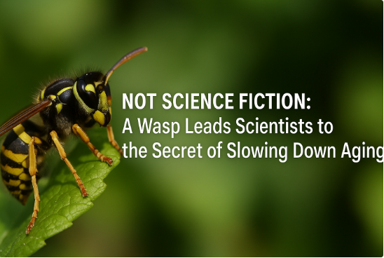No es ciencia ficción: una avispa guía a los científicos hacia el secreto para ralentizar el envejecimiento
